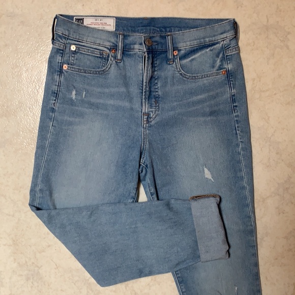 GAP true skinny high rise jeans - size 29/8 - Picture 2 of 4